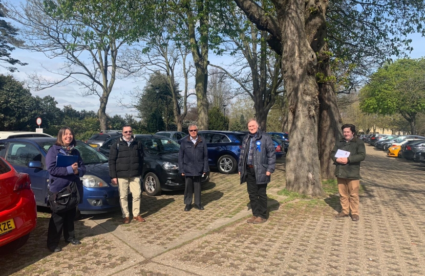 Sir David supports local Conservative candidates in Prittlewell